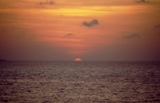 Maldive - Ari Atoll - tramonto 1-1-1996